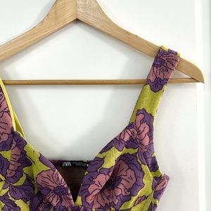 Zara Jacquard Corset Top